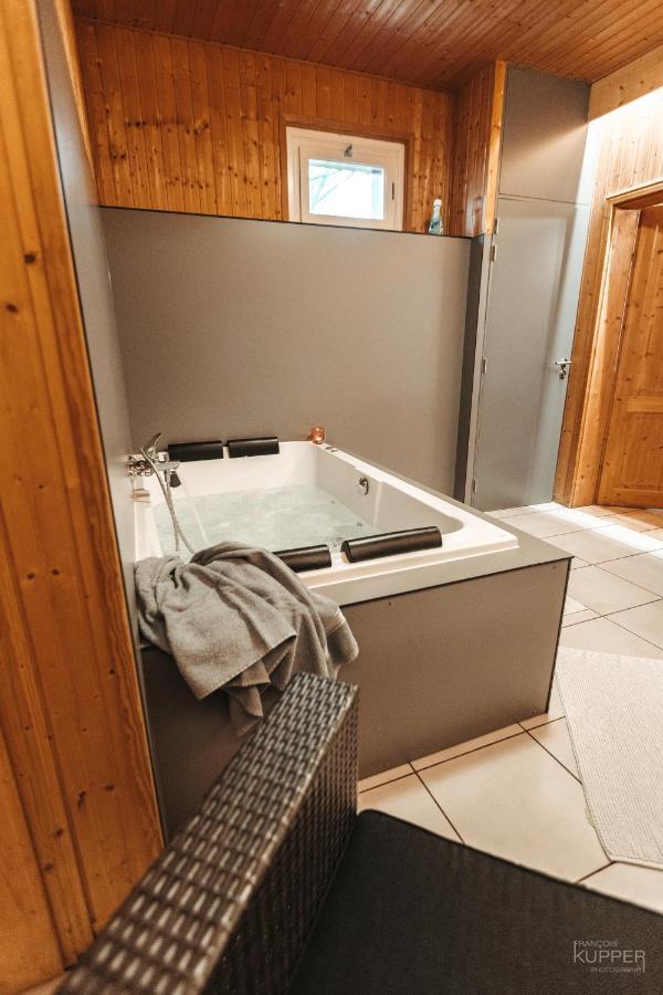 Vila Le Loup Gris - 35 Pers - Vue-Wellness, Butgenbach-Malmedy Exteriér fotografie