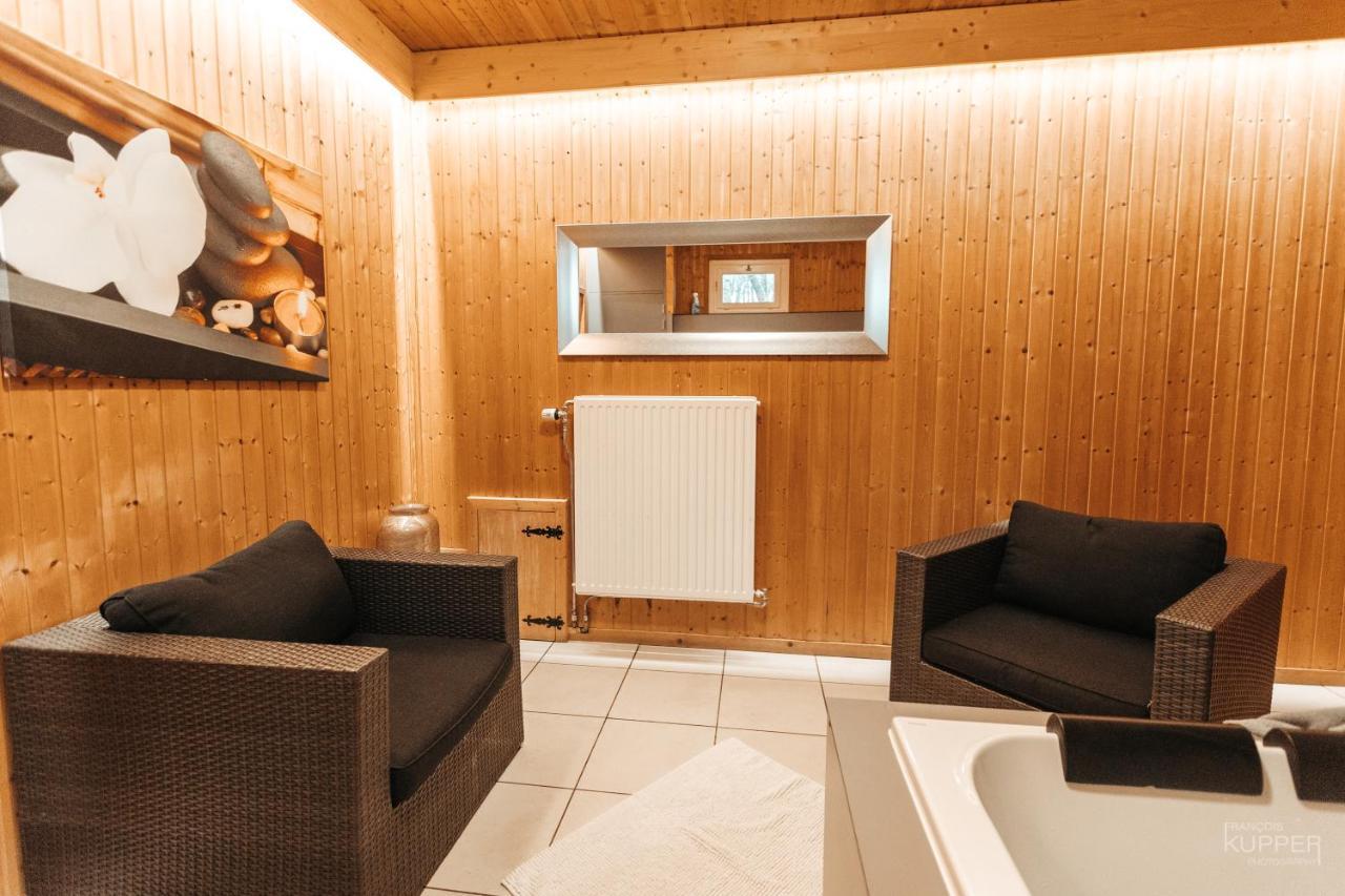 Vila Le Loup Gris - 35 Pers - Vue-Wellness, Butgenbach-Malmedy Exteriér fotografie