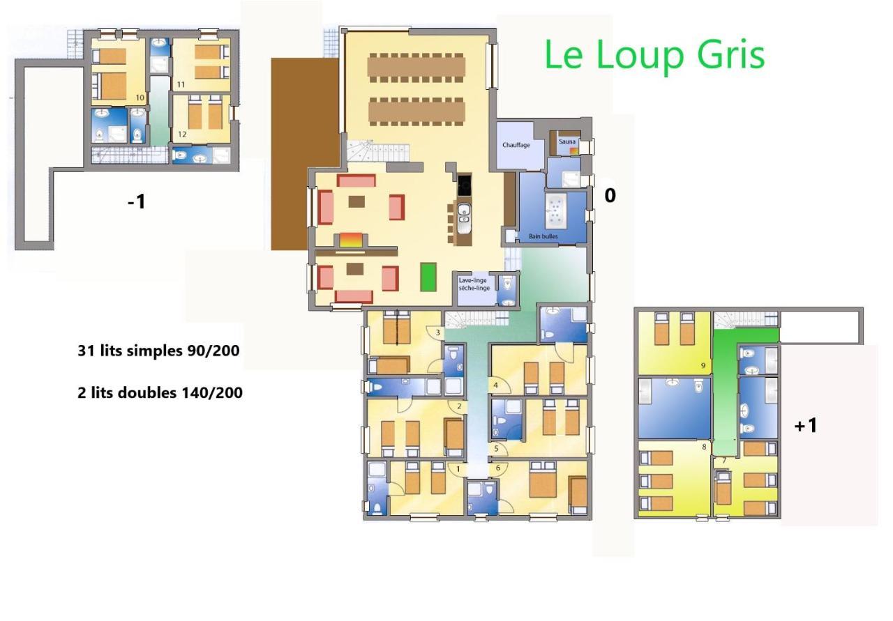 Vila Le Loup Gris - 35 Pers - Vue-Wellness, Butgenbach-Malmedy Exteriér fotografie